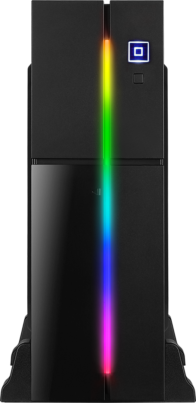 Корпус microATX Aerocool Playa Slim Без БП чёрный фото