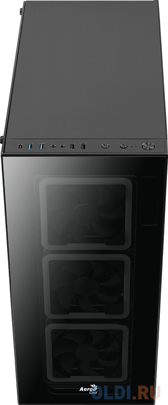 Корпус Aerocool TOR PRO , E-ATX, 0,7мм, без БП, окно из закаленного стекла, 249.5x566x473мм (ШxГxВ), USB3.0 x2, USB2.0 x2, пульт ДУ и контроллер для 1 фото