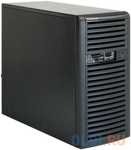 

Корпус Supermicro CSE-731D-300B Mini tower chassis, 9.6" x 9.6" micro-ATX, 4x3.5" Card Reader/USB/1394/eSATA/300W