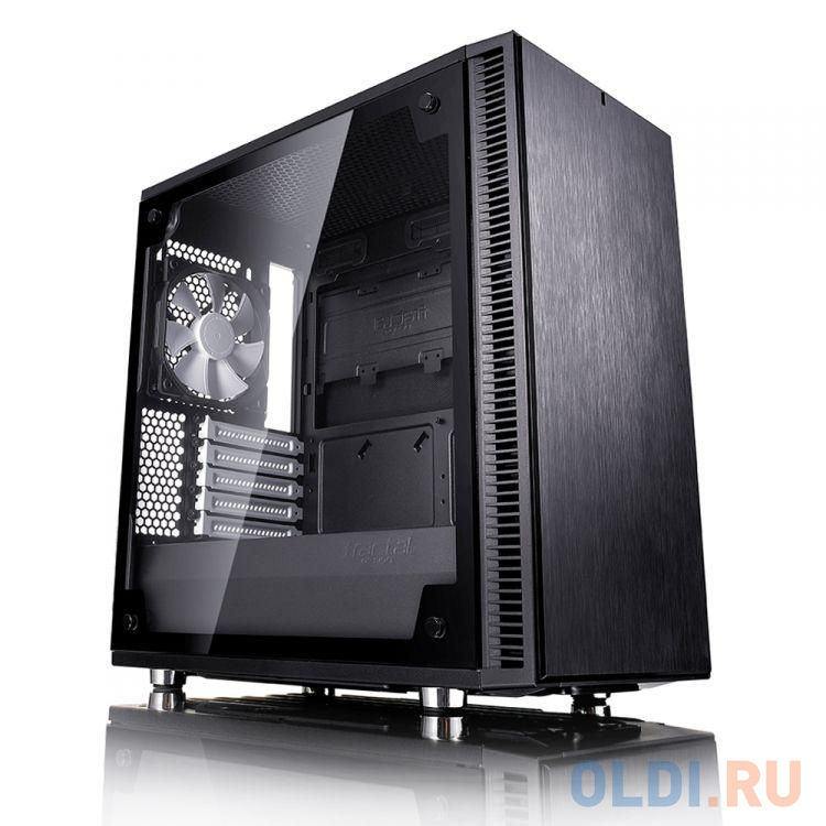 

Корпус microATX Fractal Define Mini C TG Без БП чёрный FD-CA-DEF-MINI-C-BK-TG