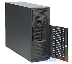 Серверный корпус ATX Supermicro CSE-733TQ-668B 668 Вт чёрный серверный корпус e atx supermicro cse 743tq 903b sq 900 вт чёрный