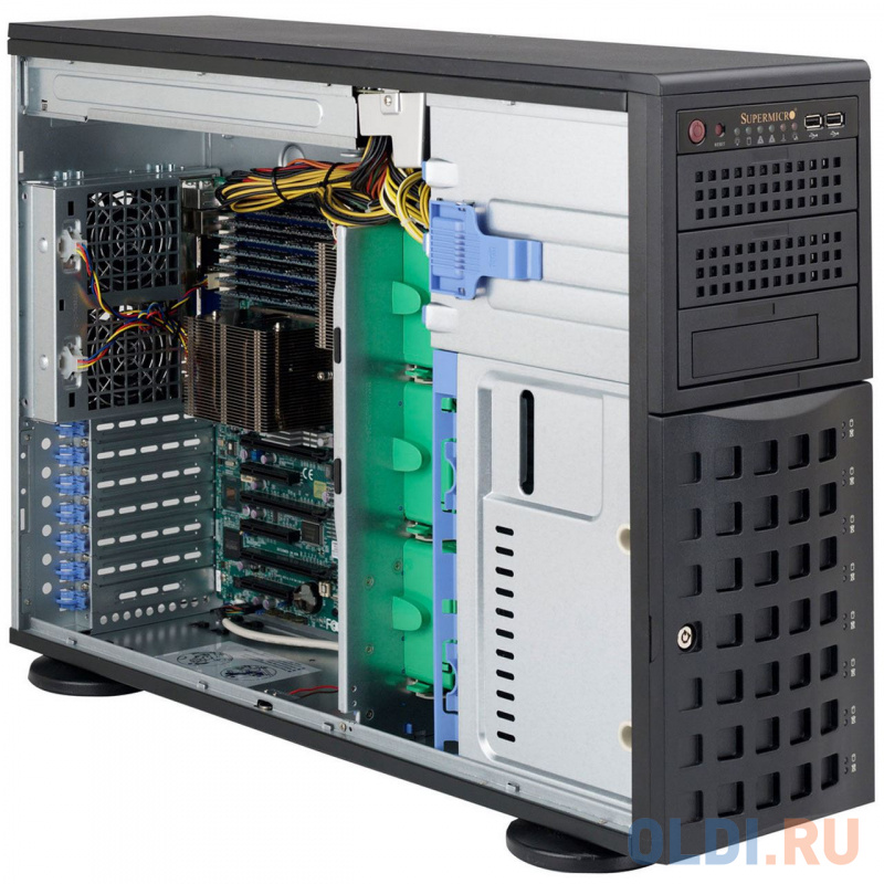 

Серверный корпус 4U Supermicro CSE-745BAC-R1K28B2 2 х 1280 Вт чёрный