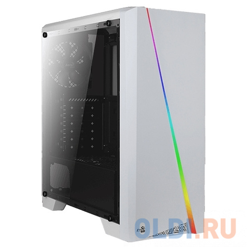 

Корпус Aerocool Cylon WG (3xUSB, 2xAudio, 120 мм FAN, RGB подсветка, прозрачная стенка-закаленное стекло, Card-reader, A