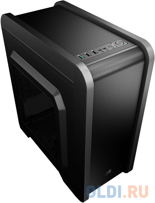 Корпус microATX Aerocool Qs-240 Без БП чёрный фото