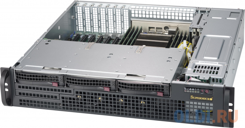 

Серверный корпус 2U Supermicro CSE-825MBTQC-R802LPB 2 х 800 Вт чёрный