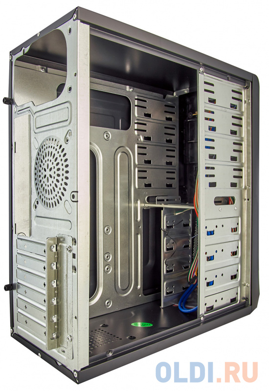 Exegate EX278390RUS Корпус Miditower Exegate CP-603 Black, ATX, <CP350W, 80mm>, 2*USB+2*USB3.0, Audio фото
