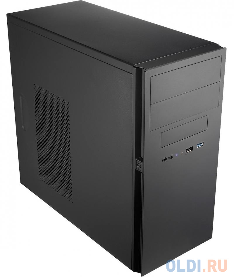 Корпус microATX Powerman ES725BK Без БП чёрный 6120640