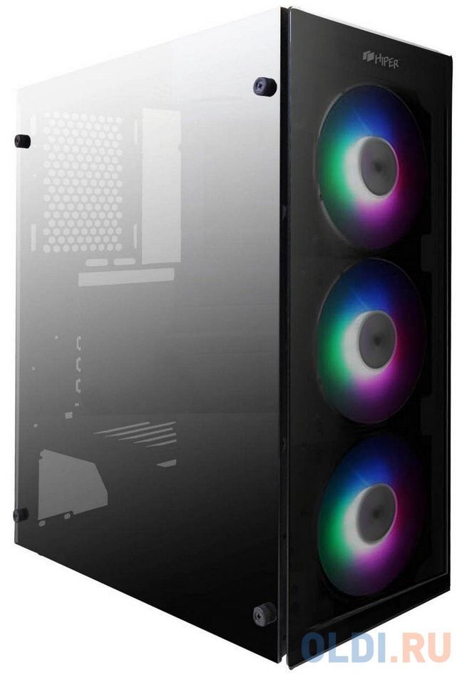 

Корпус ATX HIPER HG-C104RGB Без БП чёрный