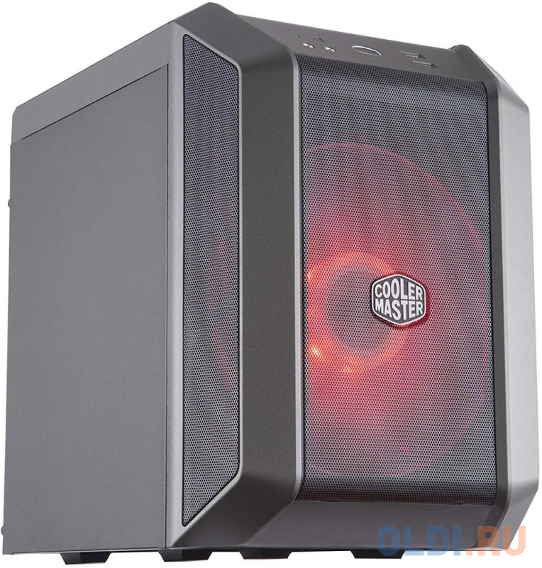 

Корпус mini-ITX Cooler Master MasterCase H100 Mesh Без БП чёрный MCM-H100-KANN-S01