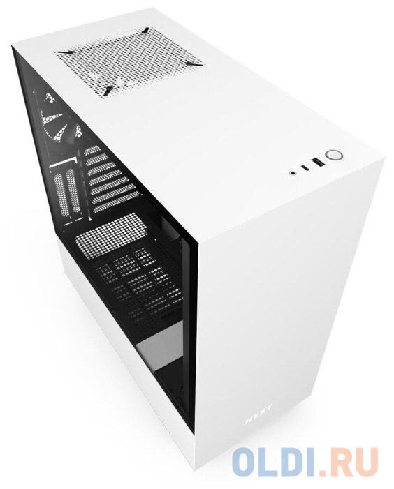 

Корпус ATX NZXT H510i Без БП белый CA-H510I-W1