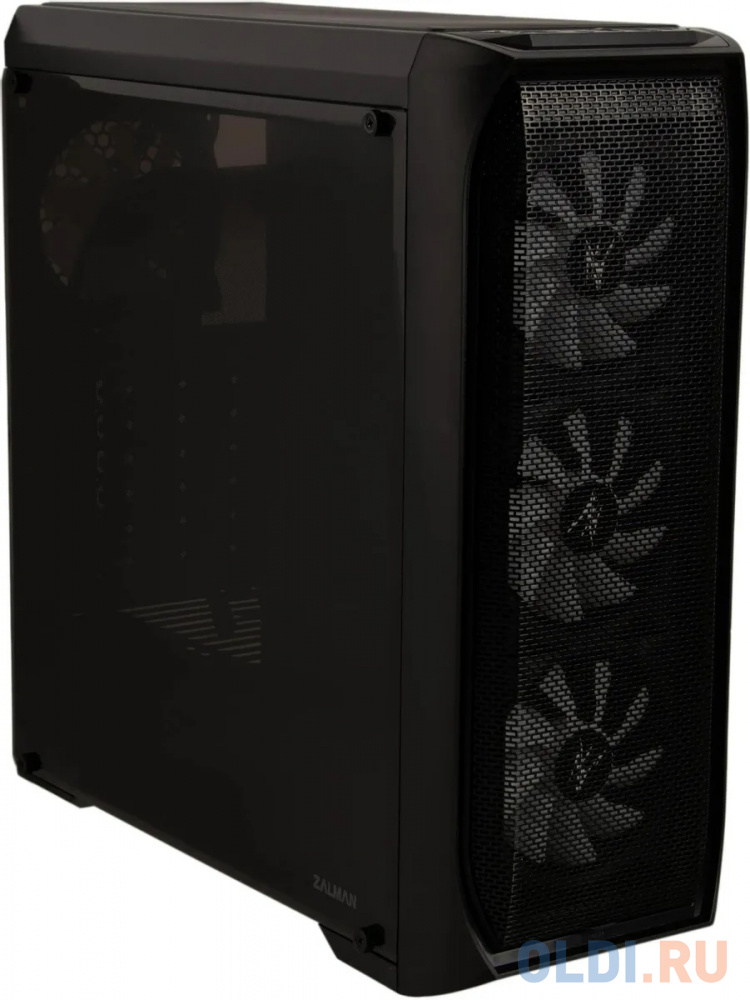 Корпус ATX Zalman N5 MF Без БП чёрный фото