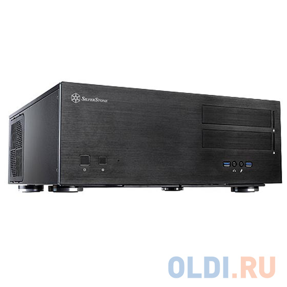 Корпус Silverstone Grandia [SST-GD08B] , ATX / HTPC, без БП ( ATX ) корпус atx silverstone sst fab1b g v2 без бп чёрный