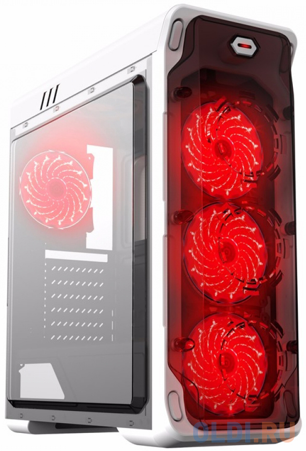 

Корпус ATX GameMax Starlight Без БП белый
