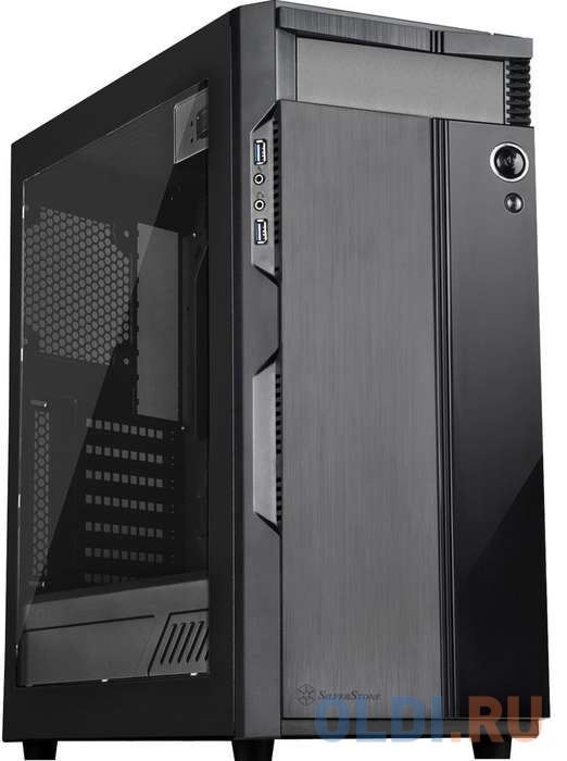 

Корпус ATX SilverStone SST-PS14B-W Без БП чёрный