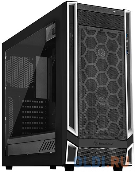 

Корпус ATX SilverStone SST-RL05BW-W Без БП чёрный, Черный