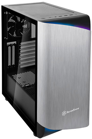 Корпус ATX SilverStone SST-SEA1SB-G Без БП чёрный серебристый Корпус ATX SilverStone SST-SEA1SB-G Без БП чёрный серебристый фото