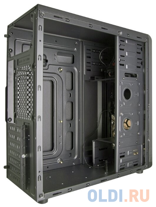 

Exegate EX281255RUS Корпус Miditower ExeGate EVO-8207 Black-Red light, ATX, <без БП>, 1*USB+1*USB3.0, HD Audio