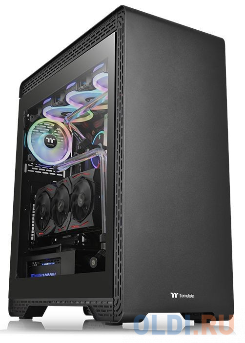 

Корпус Thermaltake S500 TG черный без БП ATX 2xUSB2.0 2xUSB3.0 audio bott PSU