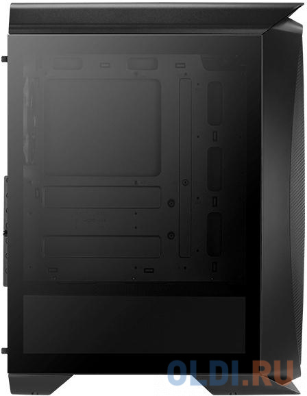 Корпус ATX Aerocool Aero One-G-BK-v1 Без БП чёрный фото