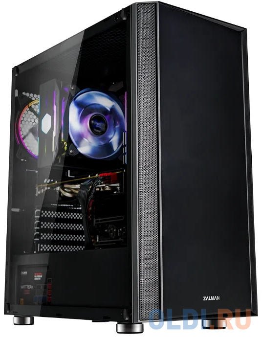 Корпус ATX Zalman R2 Без БП чёрный, размер ATX Midi Tower, цвет черный - фото 2