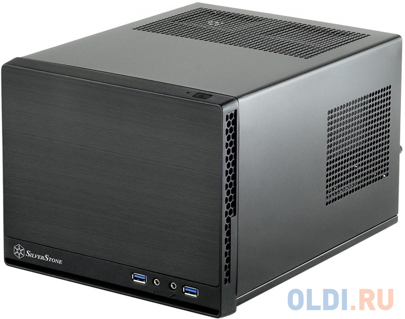 Корпус mini-ITX SilverStone SST-SG13B-Q Без БП чёрный Корпус mini-ITX SilverStone SST-SG13B-Q Без БП чёрный фото