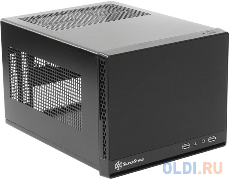 Корпус mini-ITX SilverStone SST-SG13B-Q Без БП чёрный Корпус mini-ITX SilverStone SST-SG13B-Q Без БП чёрный фото