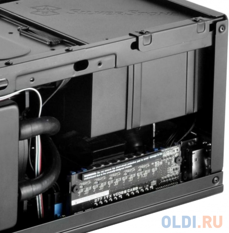 Корпус mini-ITX SilverStone SST-SG13B-Q Без БП чёрный Корпус mini-ITX SilverStone SST-SG13B-Q Без БП чёрный фото