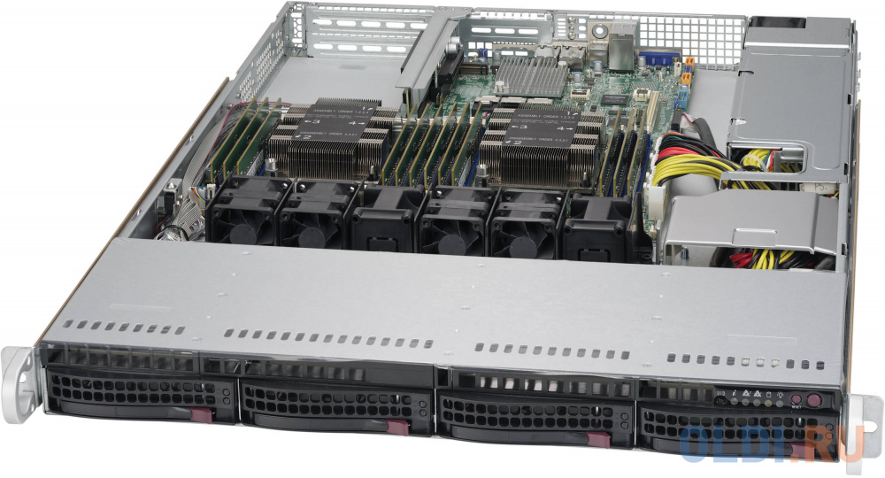 

Серверный корпус 1U Supermicro CSE-815TQC-605WB 600 Вт чёрный