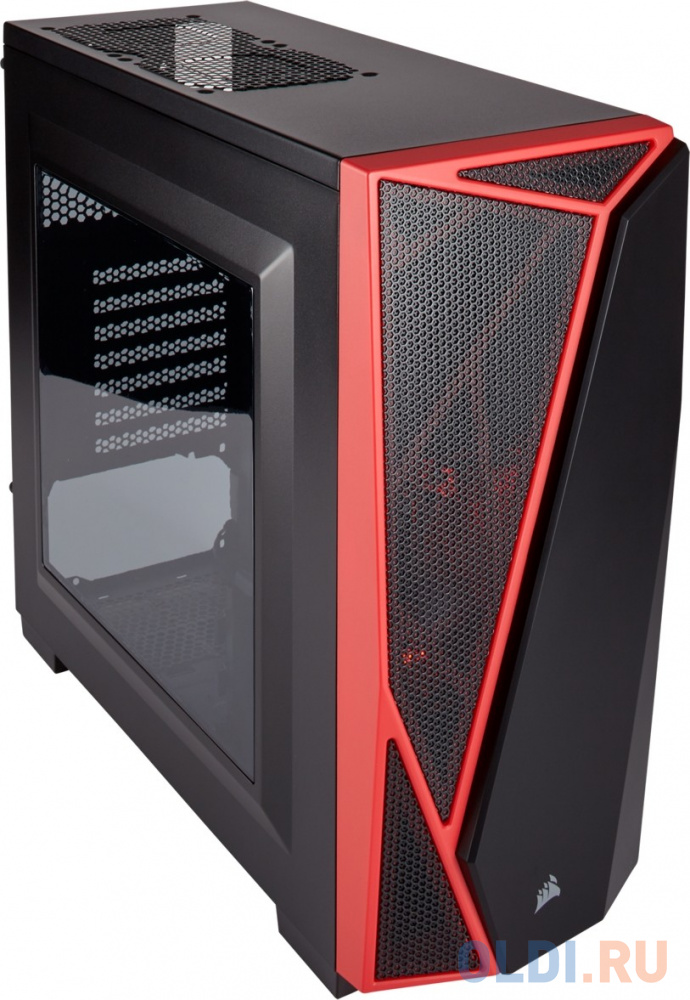 

Корпус ATX Corsair SPEC 04 Без БП чёрный красный, Черно-красный