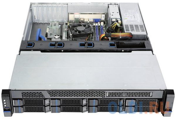 

Серверный корпус ATX Chenbro RM24508H02*14467 400 Вт чёрный серый, Черно-серый