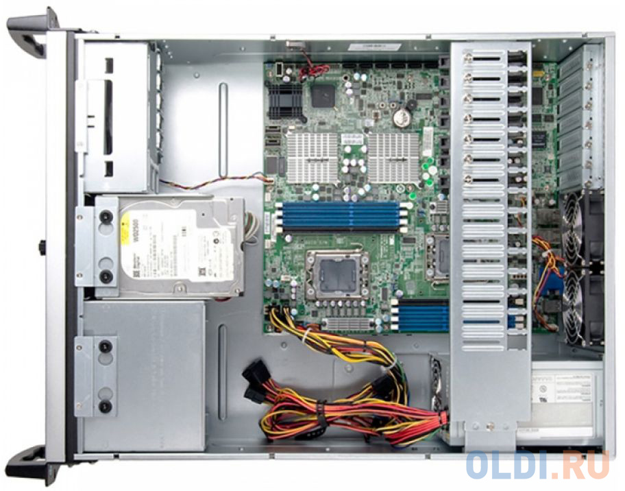 Серверный корпус mini-ITX Chenbro RM41300H12*13729 Без БП чёрный серебристый фото