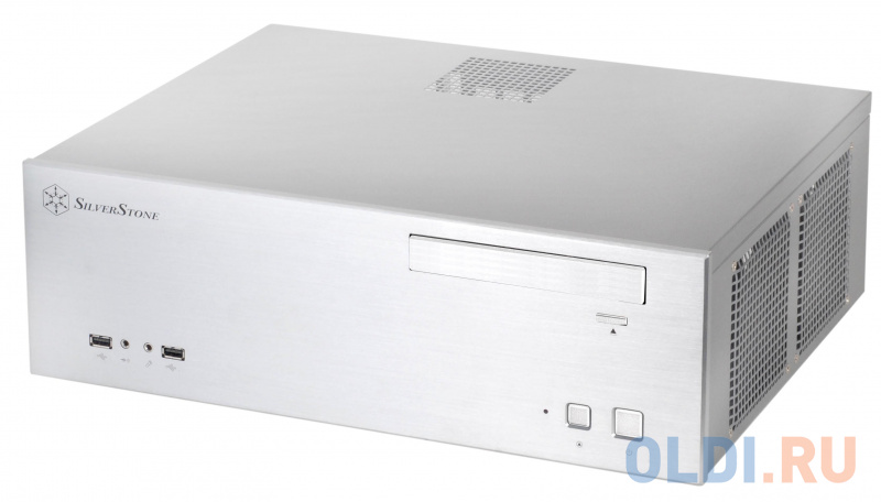 

Корпус microATX SilverStone SST-GD04S Без БП серебристый
