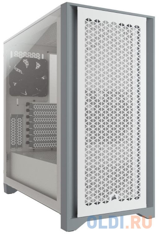 

4000D Airflow Tempered Glass Mid-Tower, White CC-9011201-WW, Белый