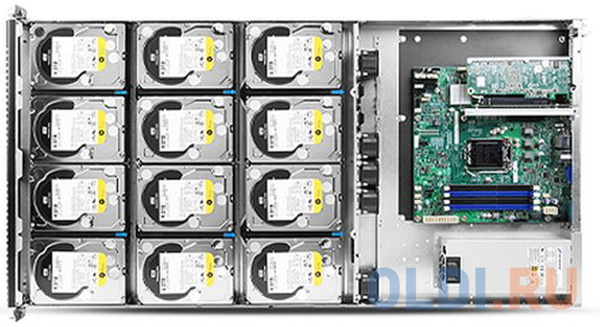 Серверный корпус ATX Chenbro RM14500H01*13640 Без БП чёрный серебристый фото