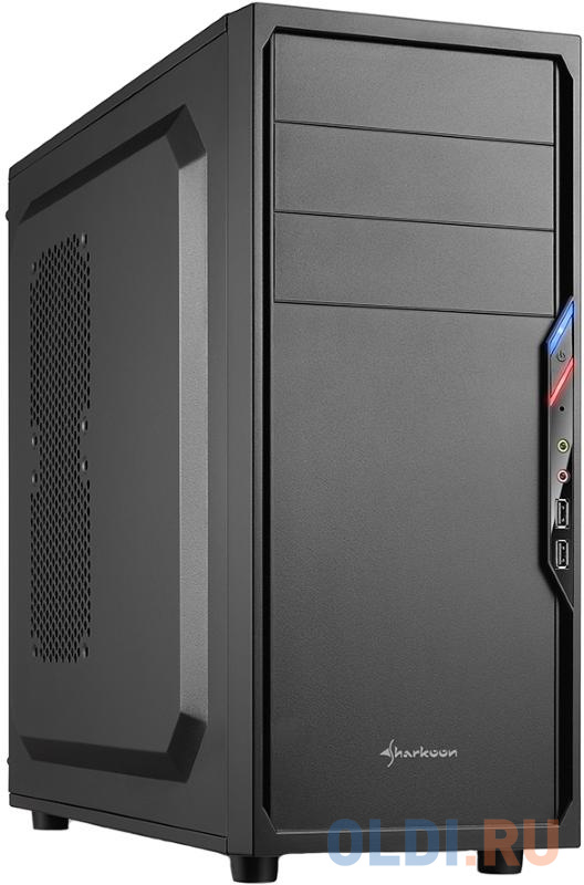 

Корпус ATX Sharkoon VS4-S Без БП чёрный, Черный