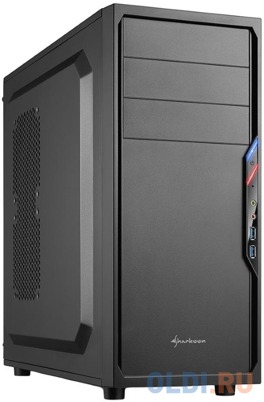 

Корпус ATX Sharkoon VS4-V Без БП чёрный, Черный