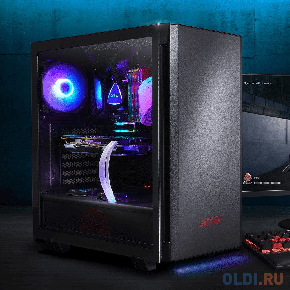 Корпус ATX A-Data XPG INVADER Без БП чёрный фото