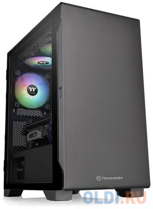 Корпус microATX Thermaltake S100 TG Без БП чёрный