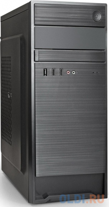 

Exegate EX287510RUS Корпус Miditower ExeGate AX-252-450W-12 (ATX, БП XP450 с вент. 12см, 2*USB, аудио, черный)