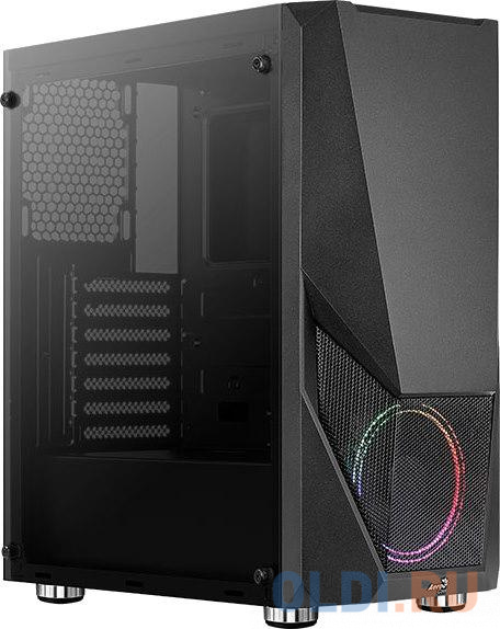 

Корпус ATX Aerocool FRGB-G-BK-v1 Без БП чёрный