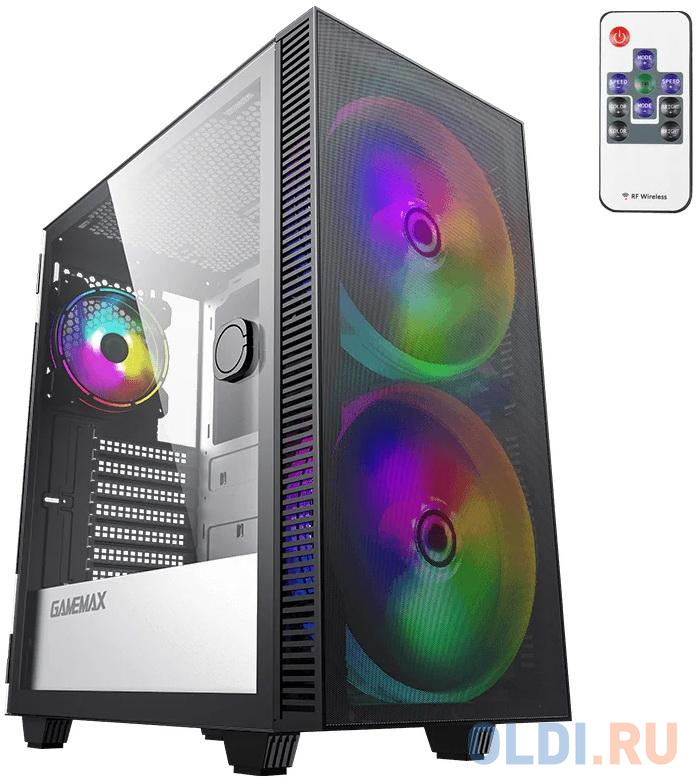 

Корпус ATX GameMax Aero А367 Без БП чёрный