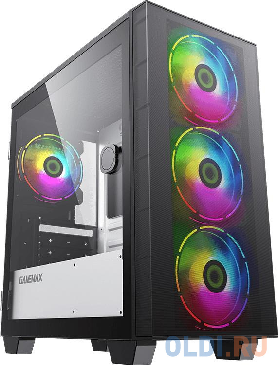 

Корпус ATX GameMax Aero H607 Без БП чёрный