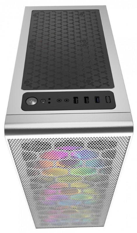 Корпус ATX Powercase CMIZ4CW-L4 Без БП белый фото