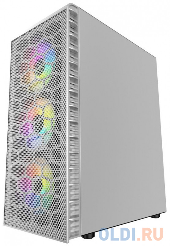 Корпус ATX Powercase CMIZ4CW-L4 Без БП белый фото