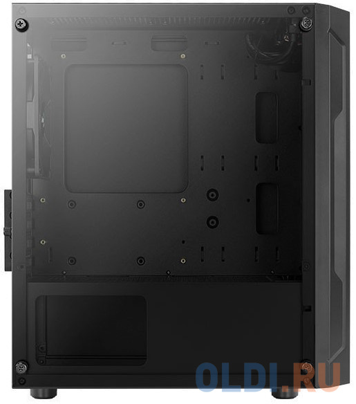 Корпус microATX Aerocool Trinity Mini-G-BK-v1 Без БП чёрный фото