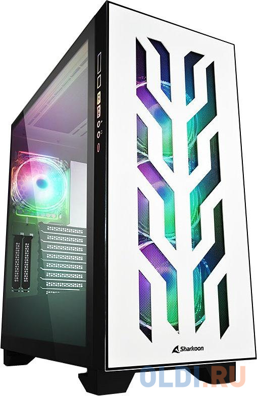 

Корпус ATX Sharkoon Elite Shark CA300T Без БП белый