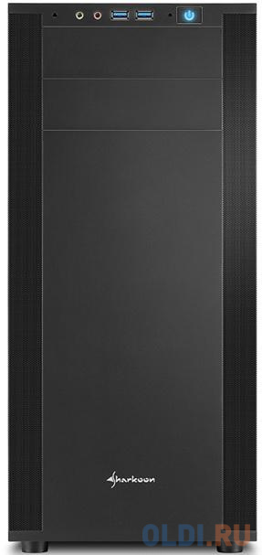 

Корпус ATX Sharkoon M25-V Без БП чёрный, Черный