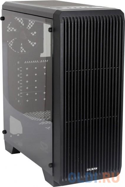 Корпус ATX Zalman PSU S2 TG Без БП чёрный, размер ATX Midi Tower, цвет черный - фото 2