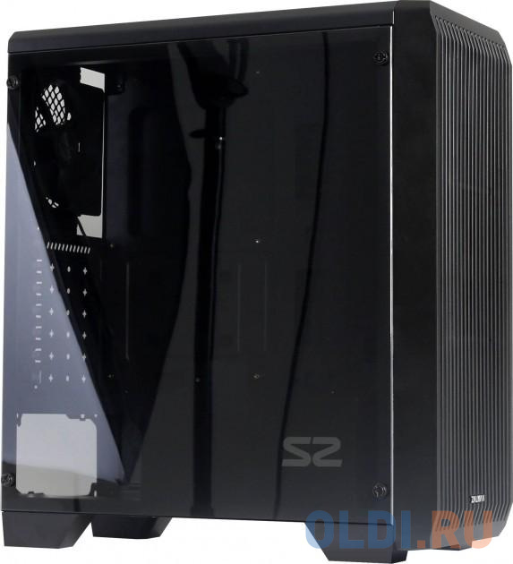 Корпус ATX Zalman PSU S2 TG Без БП чёрный, размер ATX Midi Tower, цвет черный - фото 3