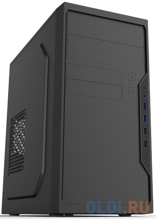 Корпус ATX Foxline FL-733R-FZ450R-U32 450 Вт чёрный case foxline fl–628 fz450r u32 matx case w psu 450w 12cm w 2xusb2 0 w 2xusb3 0 w pwr cord w o fan